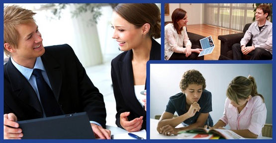 Personas tomando clases one-to-one